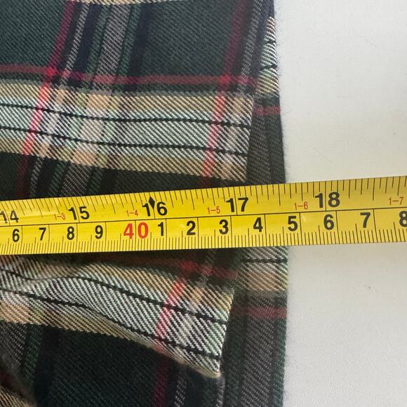 VTG Y2K 07 Old Navy Green Plaid Pleated Mini Skirt Sz 1 Academia Schoolgirl NEW - Picture 9 of 9